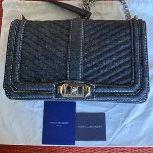 Rebecca minkoff denim chevron